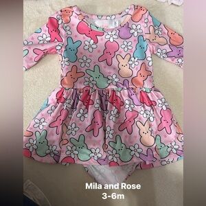 Mila and Rose Bunny Print Dress
